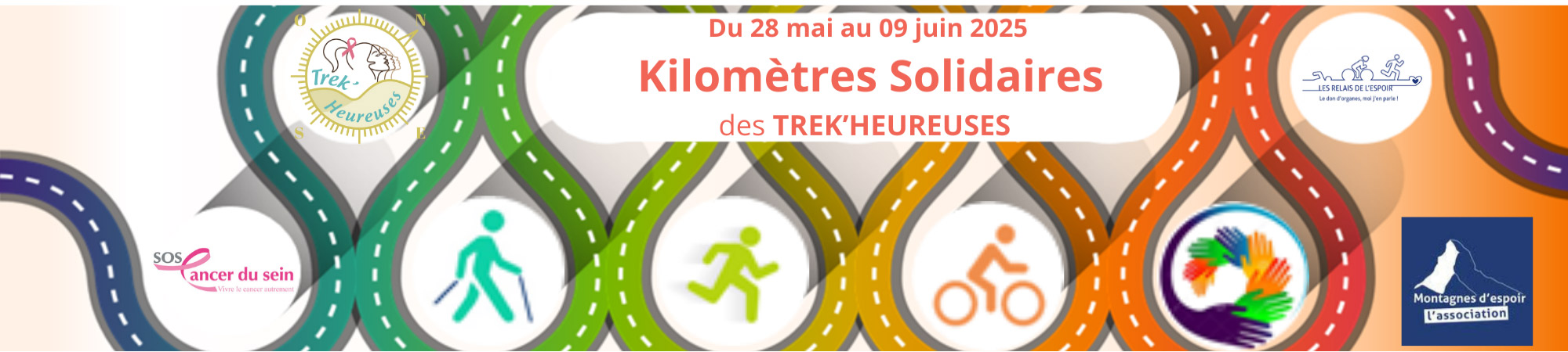 LES KILOMTRES SOLIDAIRES DES TREK'HEUREUSES