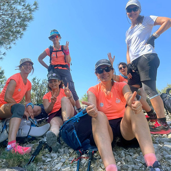 Groupe filles Trek'heureuses